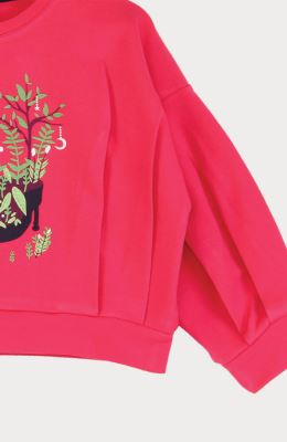 بلوز فاینریب جلو پیلی دار (ست با کد 10196)