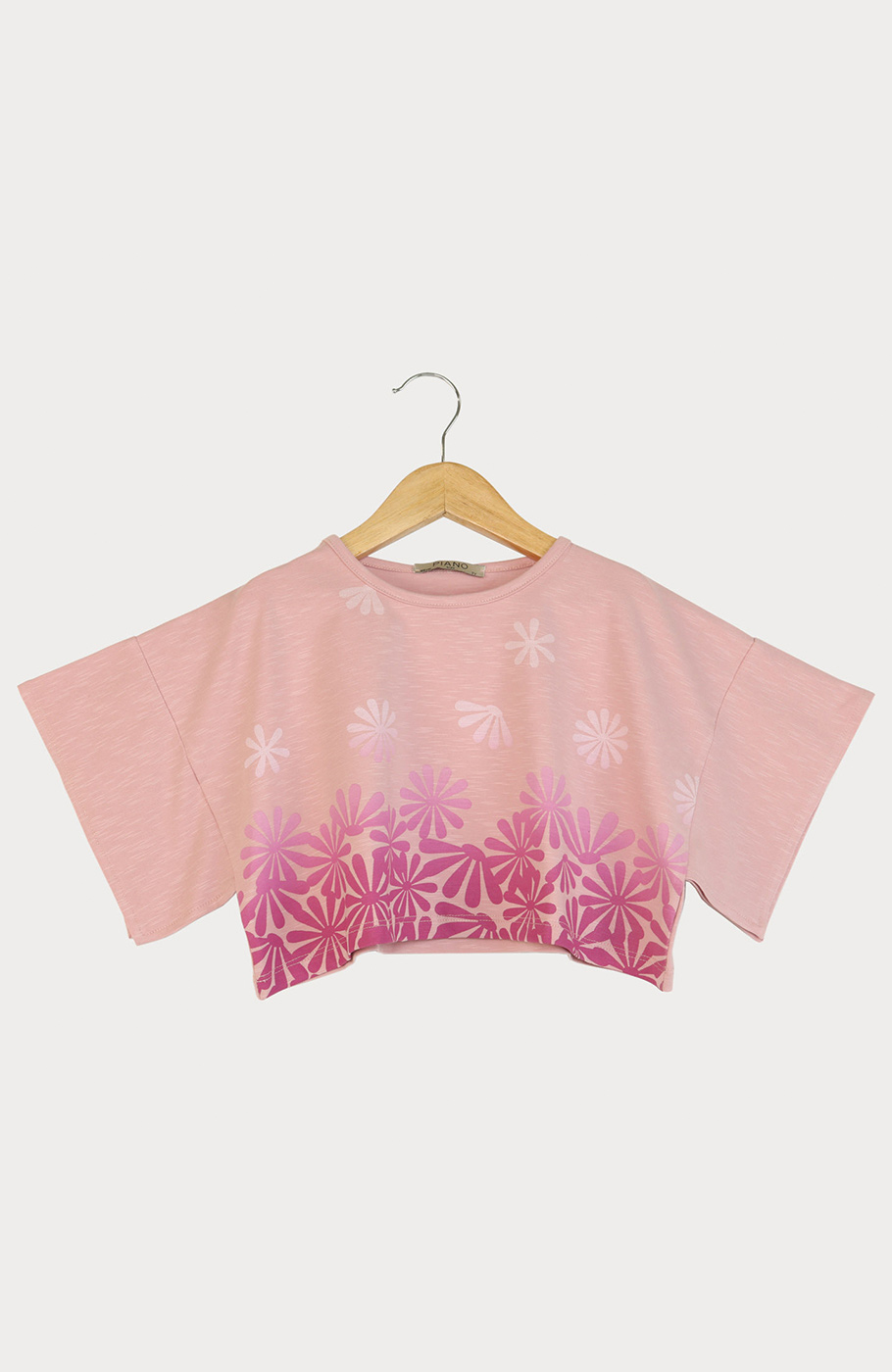 تیشرت یکرو لایکرا اسلپ والان دار (ست با کد 10199)