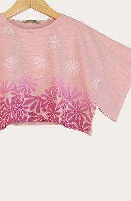 تیشرت یکرو لایکرا اسلپ والان دار (ست با کد 10199)