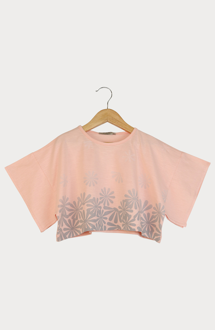 تیشرت یکرو لایکرا اسلپ والان دار (ست با کد 10199)