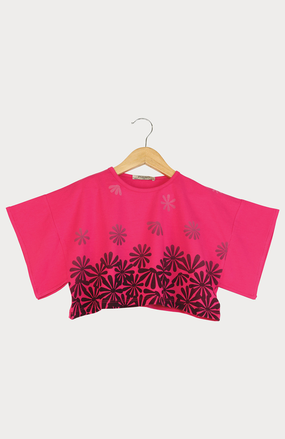 تیشرت یکرو لایکرا والان دار (ست با کد 10199)