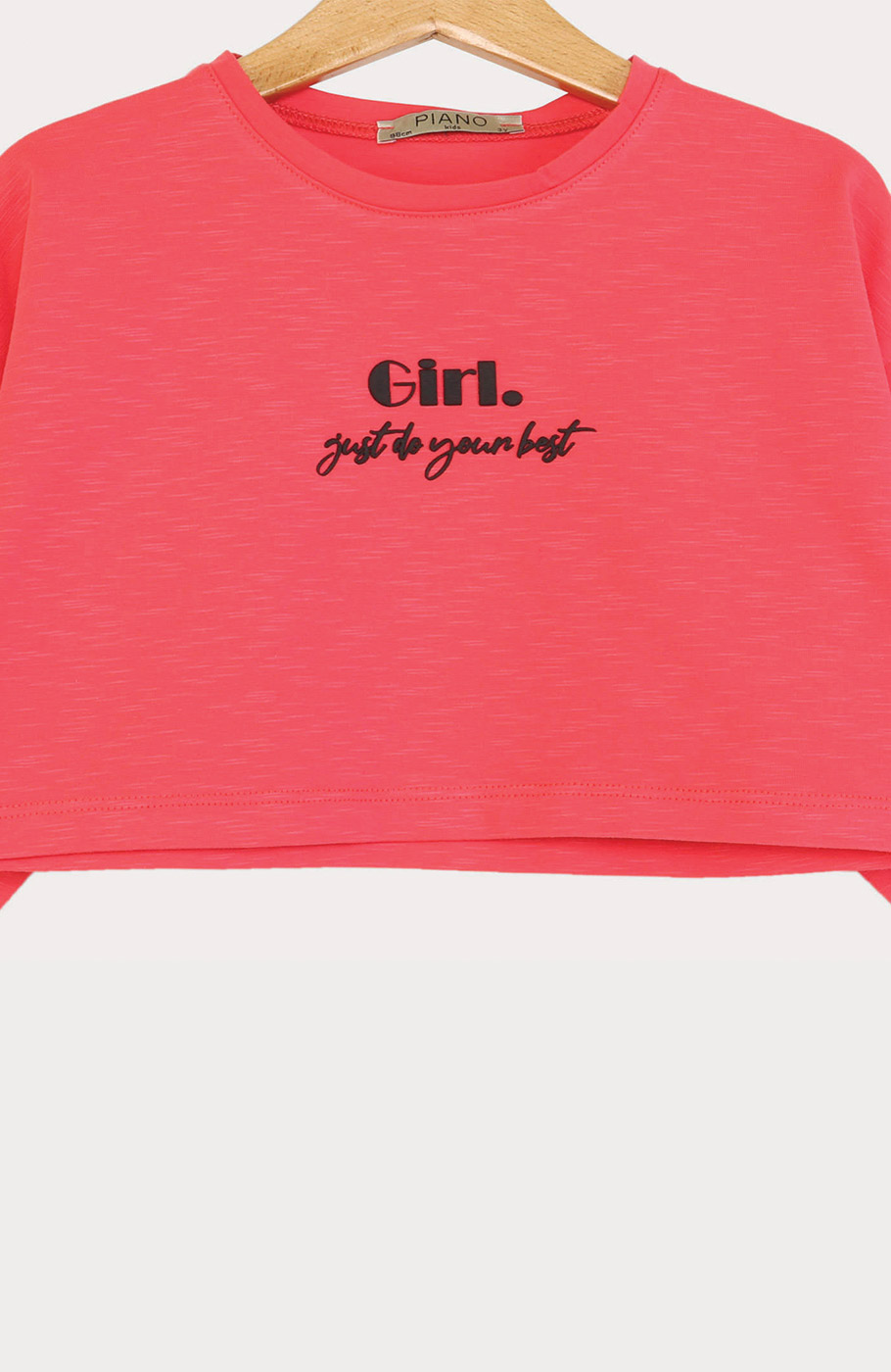 بلوز نیم تنه یکرو لایکرا اسلپ (ست با کد 10195)