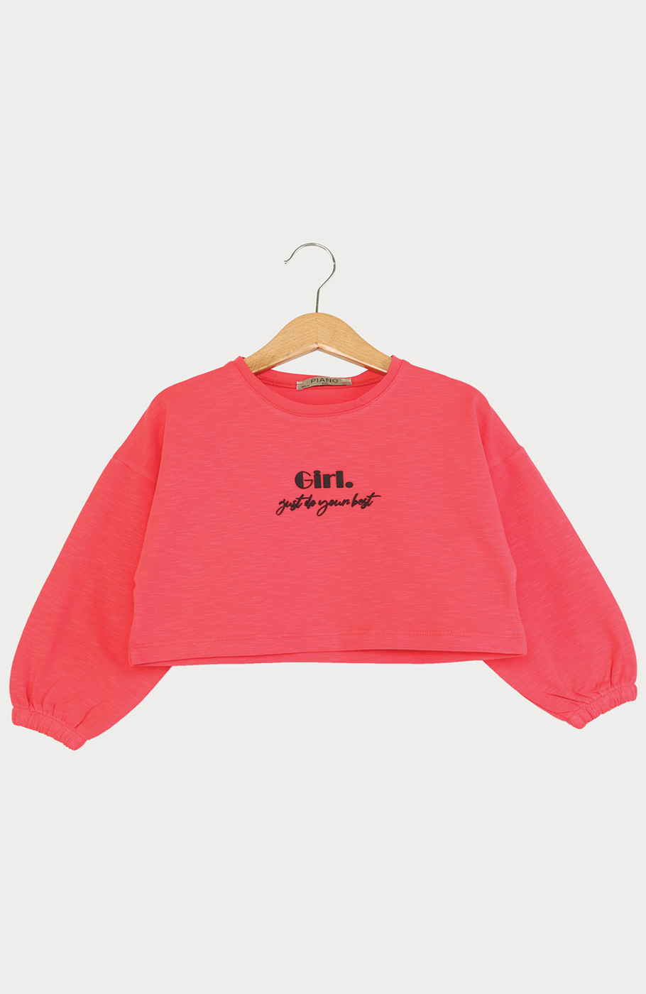 بلوز نیم تنه یکرو لایکرا اسلپ (ست با کد 10195)