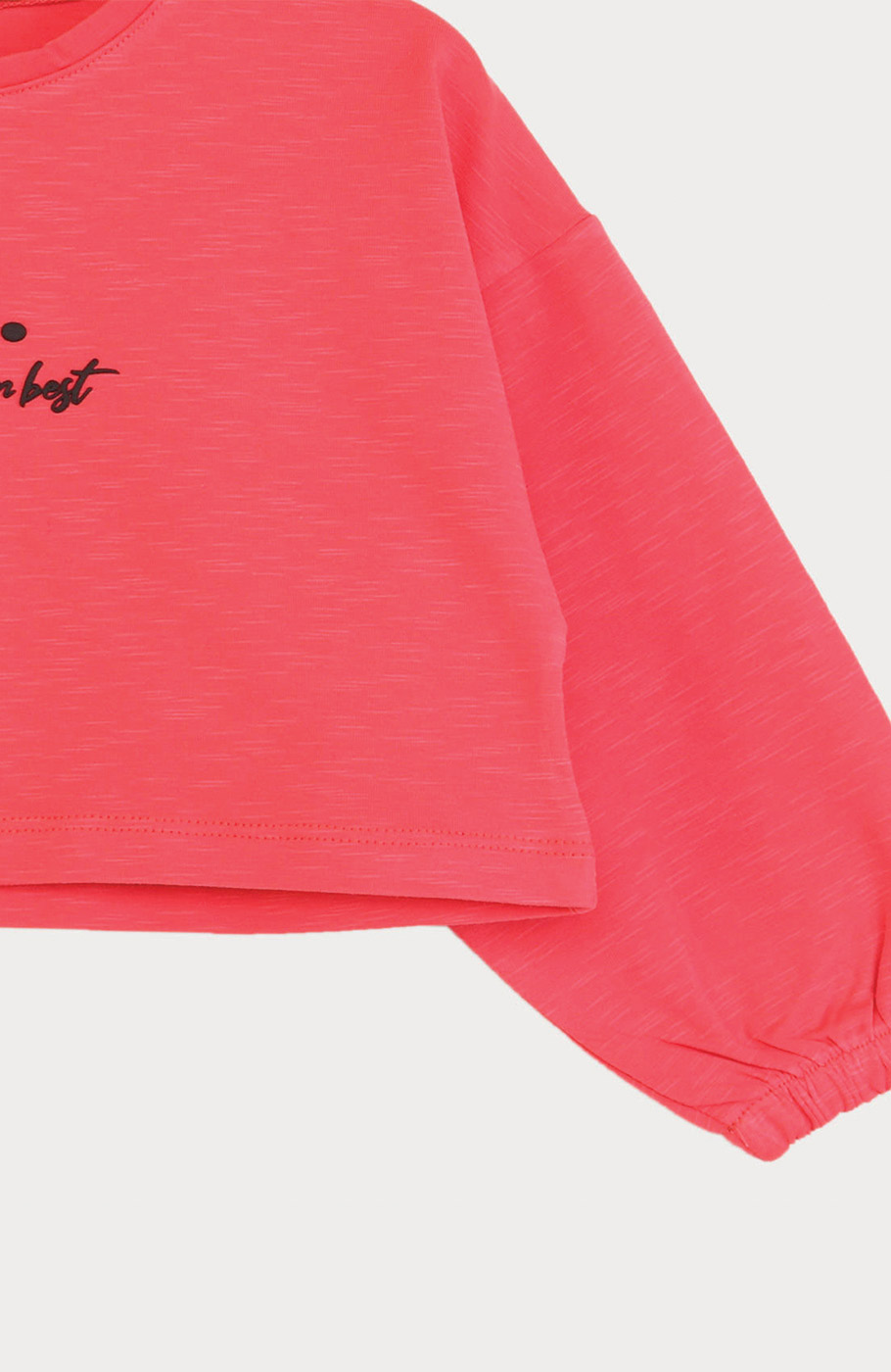 بلوز نیم تنه یکرو لایکرا اسلپ (ست با کد 10195)