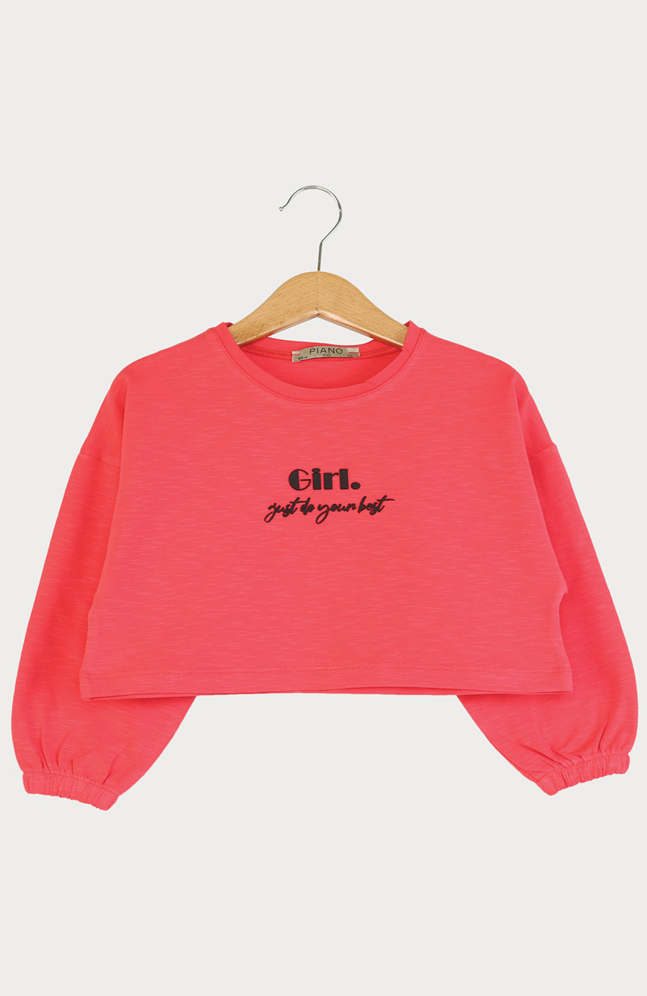 بلوز نیم تنه یکرو لایکرا اسلپ (ست با کد 10195)