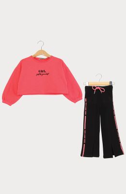 بلوز نیم تنه یکرو لایکرا اسلپ (ست با کد 10195)