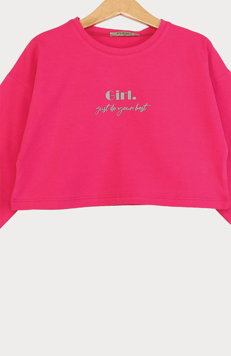 بلوز نیم تنه یکرو لایکرا (ست با کد 10195)