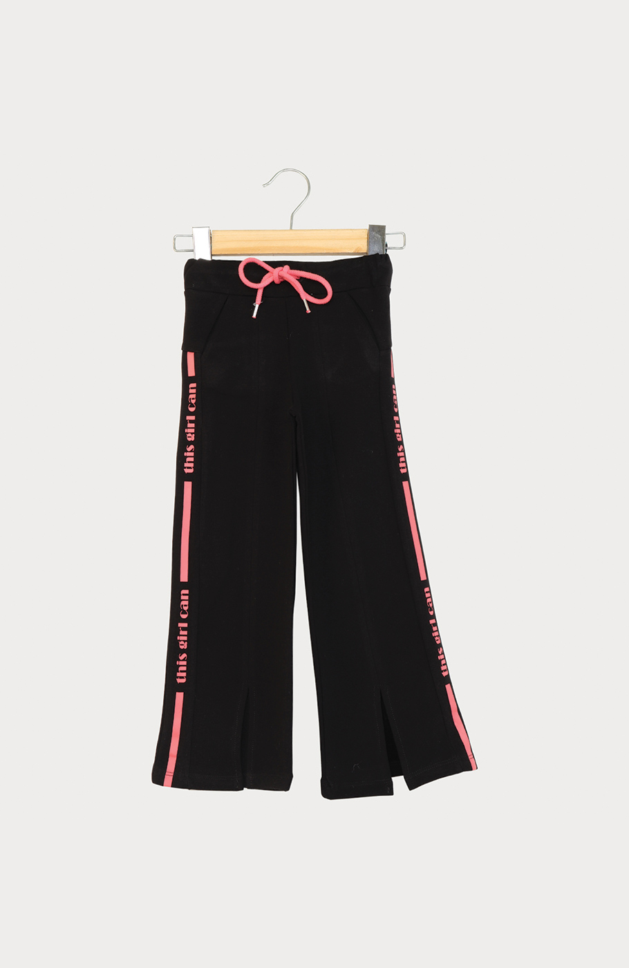 شلوار دورس بوت کات دمپا چاک دار (ست با کد 10198)