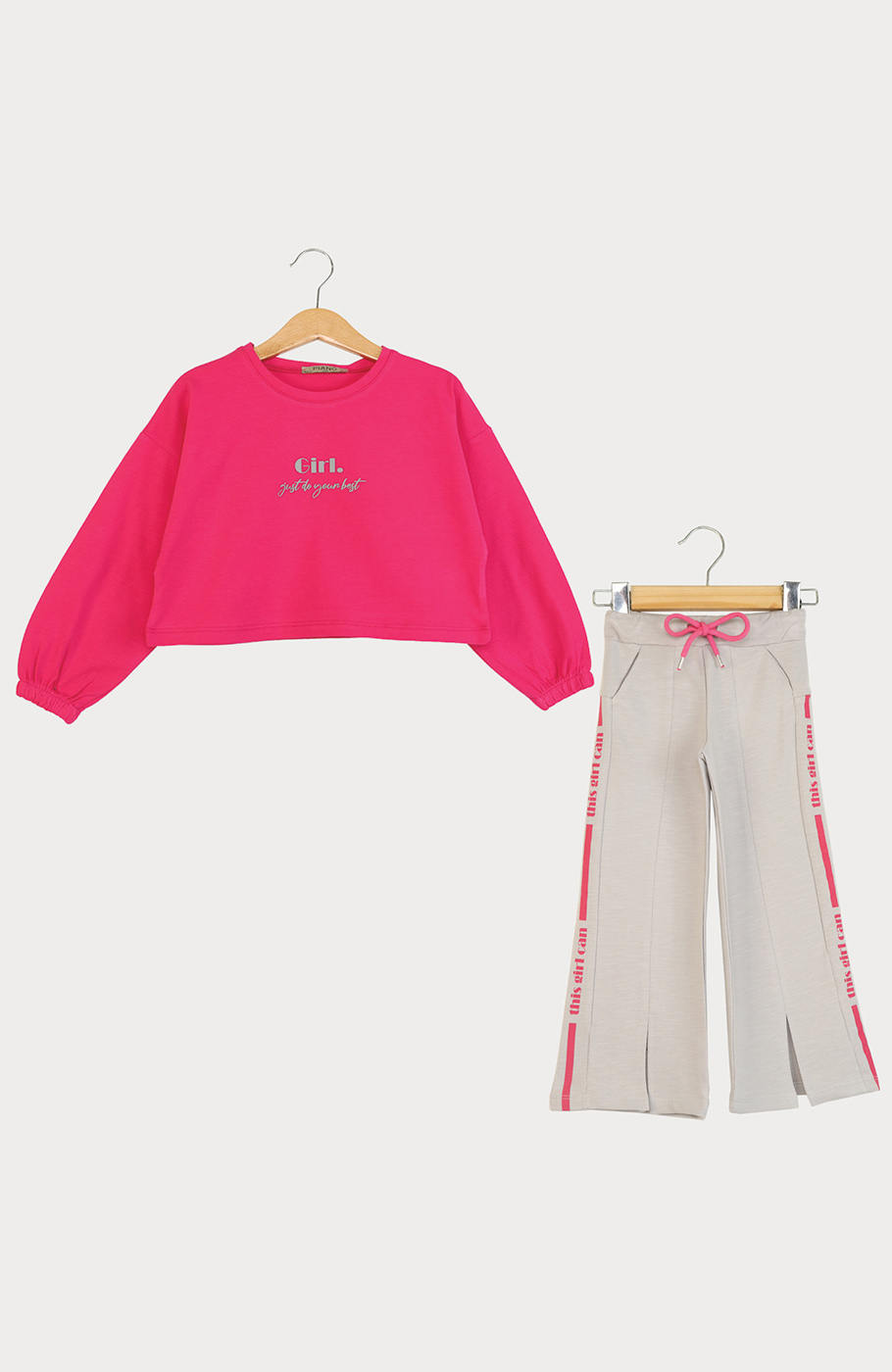 شلوار دورس بوت کات دمپا چاک دار (ست با کد 10198)