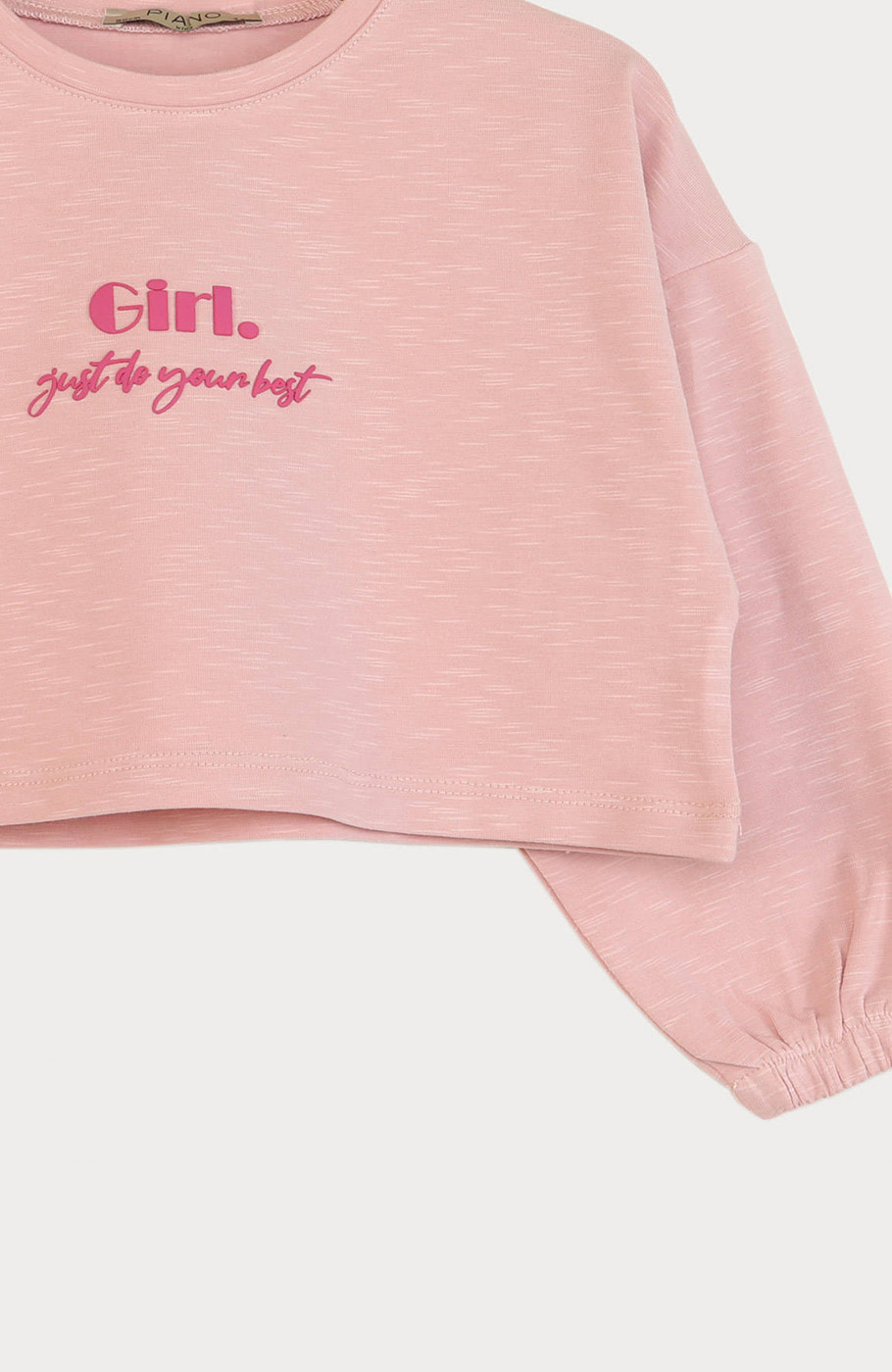 بلوز نیم تنه یکرو لایکرا اسلپ (ست با کد 10195)