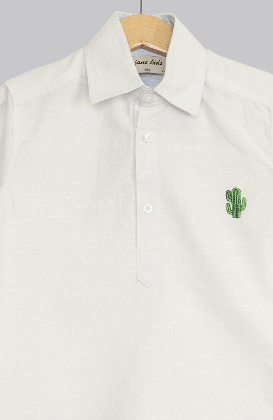 بلوز لینن اسلپ قاپک دار