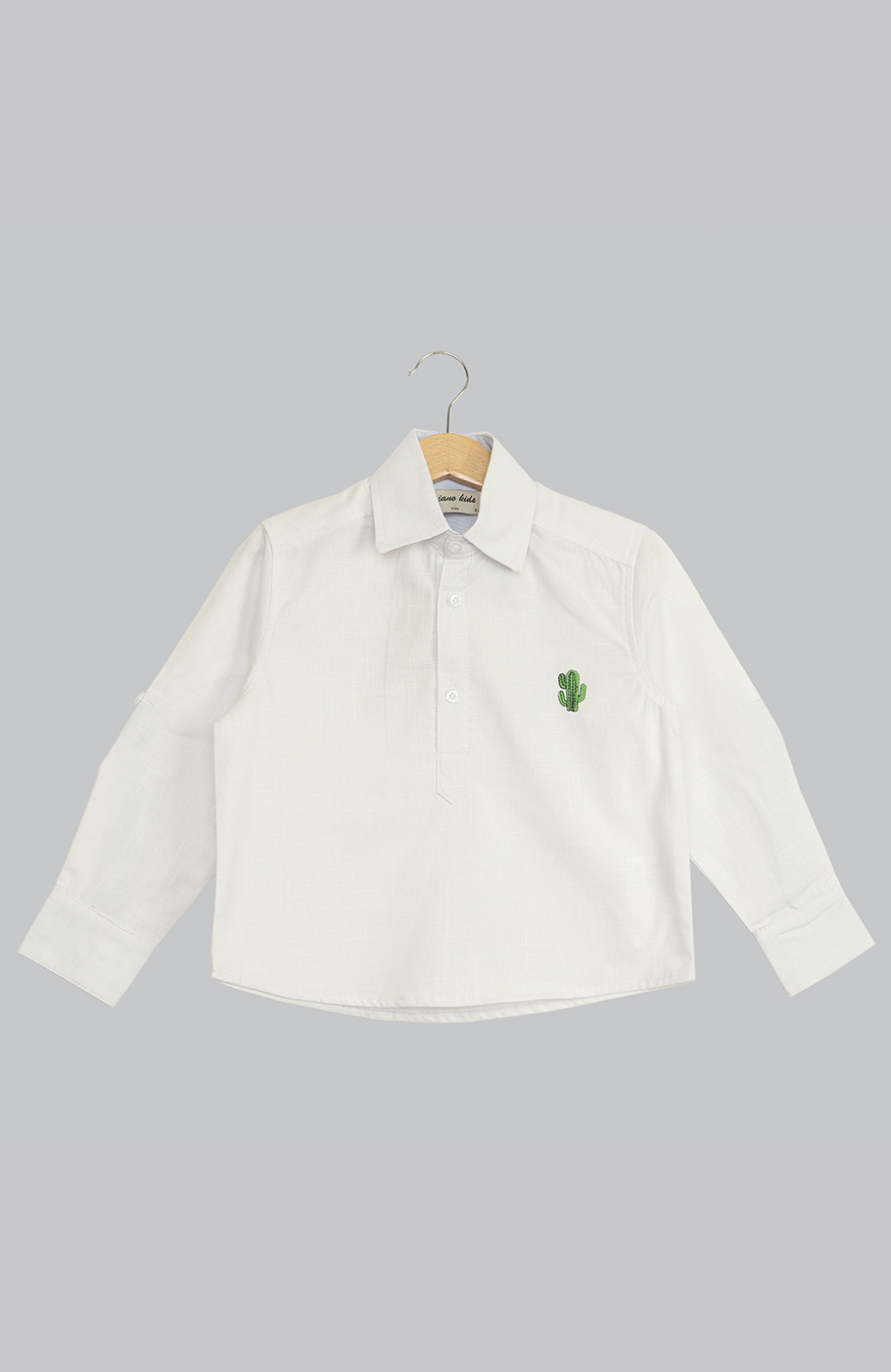 بلوز لینن اسلپ قاپک دار