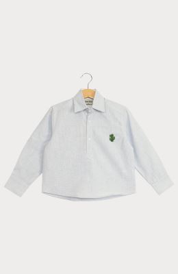 بلوز لینن اسلپ قاپک دار