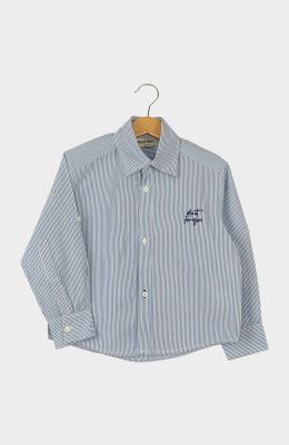 شومیز نساجی راه راه آستین بلند