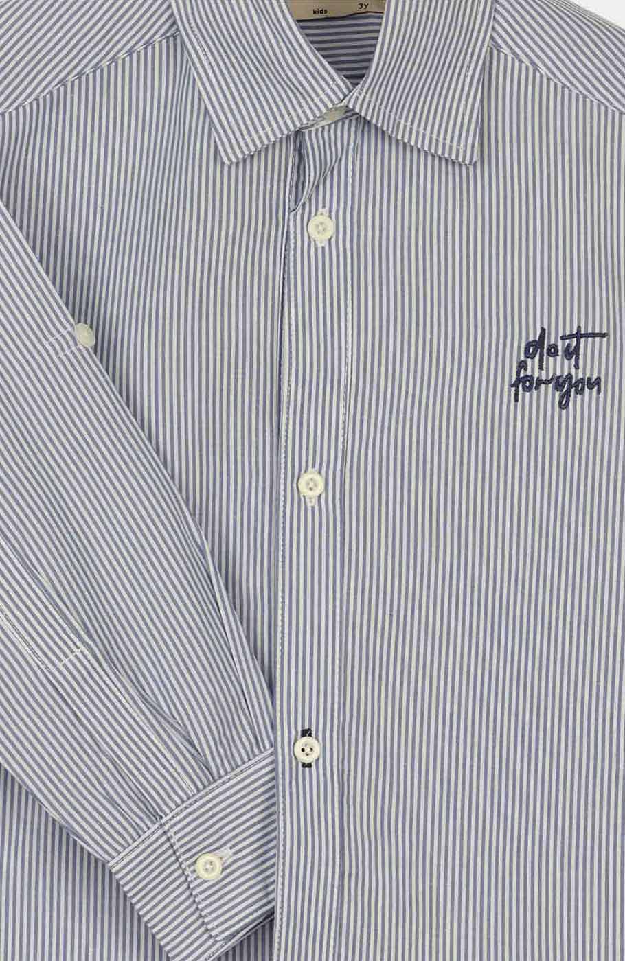 شومیز نساجی راه راه آستین بلند