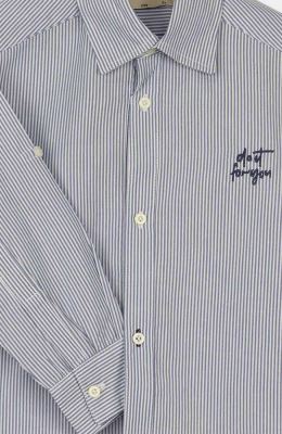 شومیز نساجی راه راه آستین بلند