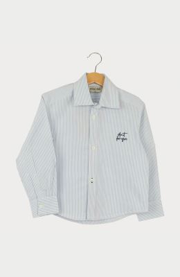 شومیز نساجی راه راه آستین بلند