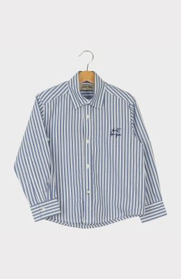 شومیز نساجی راه راه آستین بلند