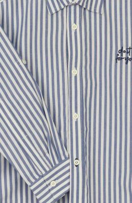 شومیز نساجی راه راه آستین بلند