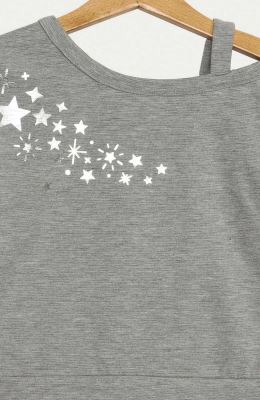 بلوز یکرو لایکرا لمه دار یقه رومی