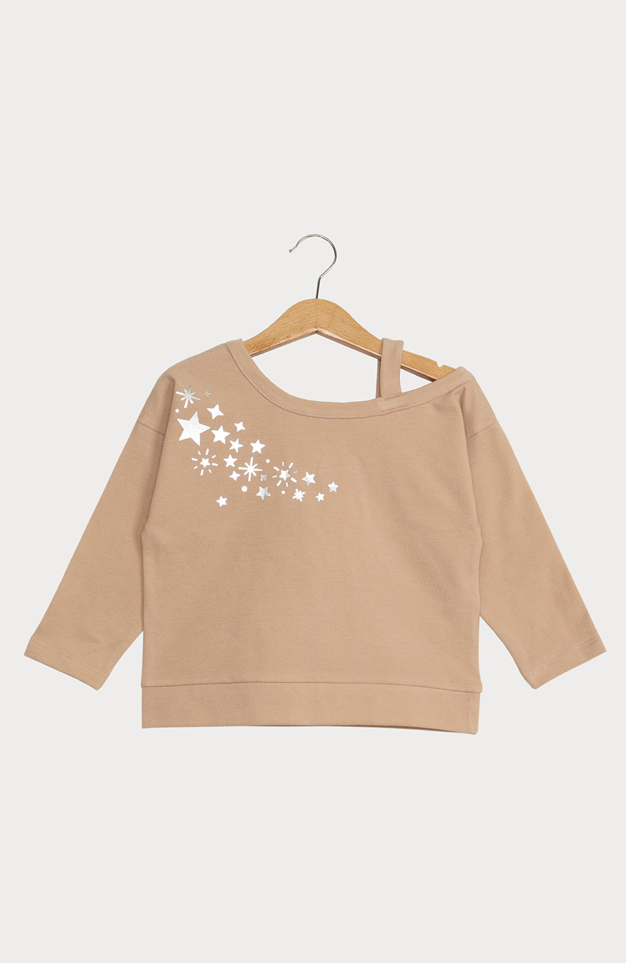 بلوز یکرو لایکرا لمه دار یقه رومی