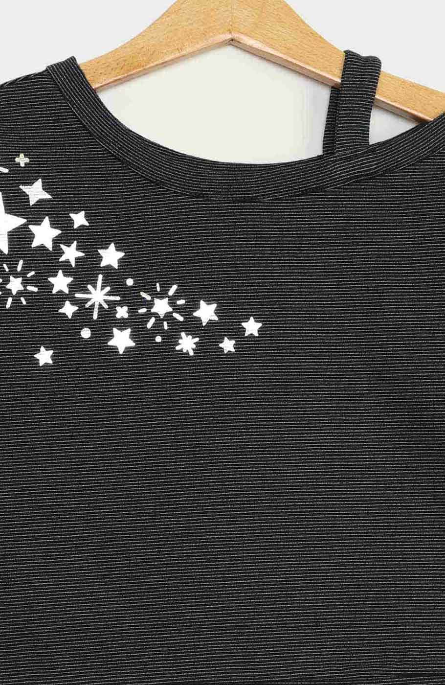 بلوز یکرو لایکرا لمه دار یقه رومی