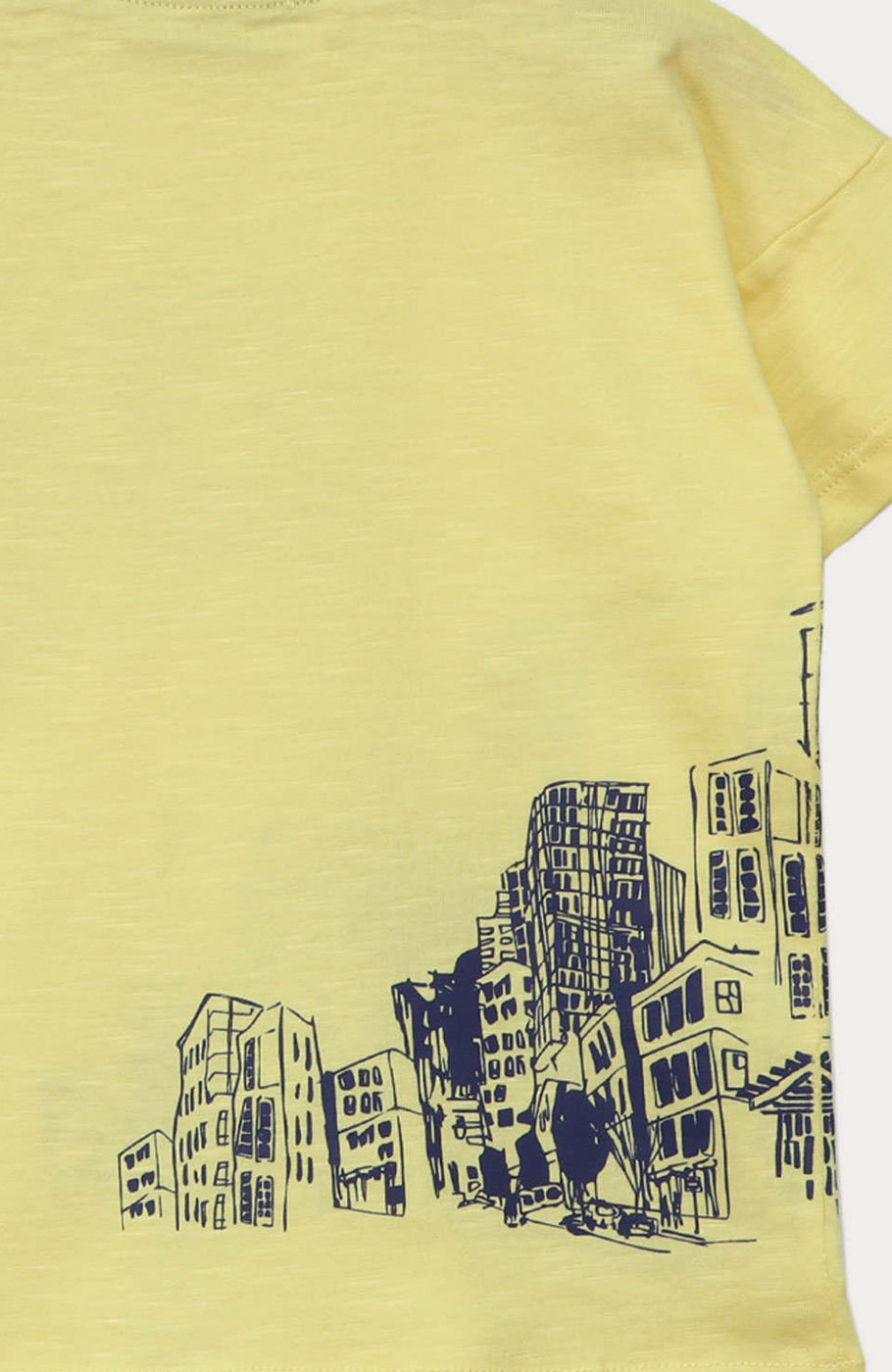 تیشرت یکرو اسلپ دو رنگ جیب دار