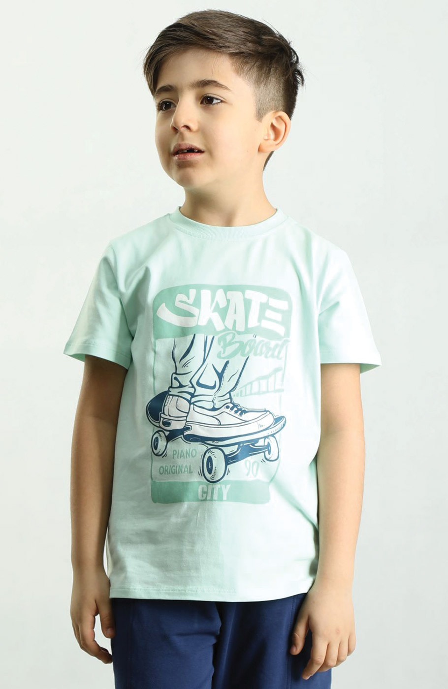 تیشرت یکرو لایکرا و شلوارک دورس دو نخ