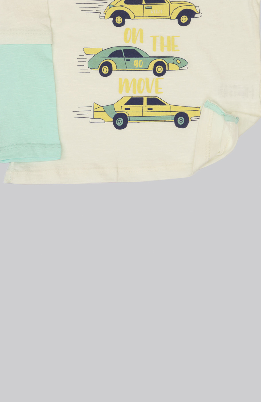 بلوز یکرو اسلپ آستین دو تکه