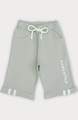 شلوارک دورس دو نخ دمپا نوار کتان دار