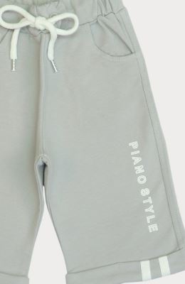 شلوارک دورس دو نخ دمپا نوار کتان دار