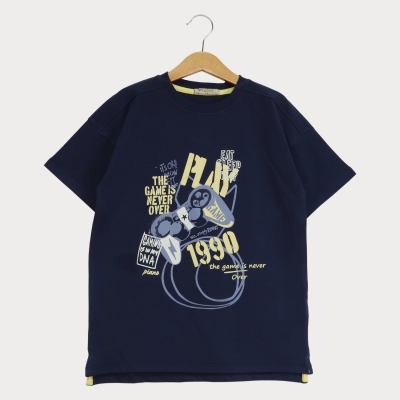 تیشرت یکرو لایکرا سرشانه برگشته