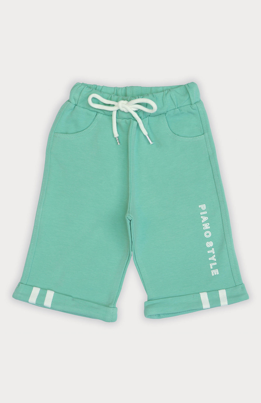 شلوارک دورس دو نخ دمپا نوار کتان دار