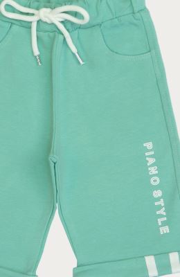 شلوارک دورس دو نخ دمپا نوار کتان دار