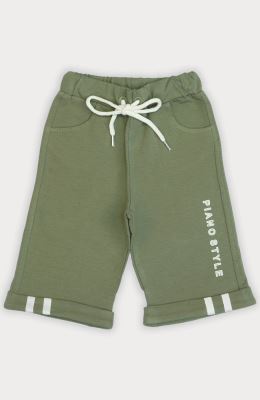 شلوارک دورس دو نخ دمپا نوار کتان دار