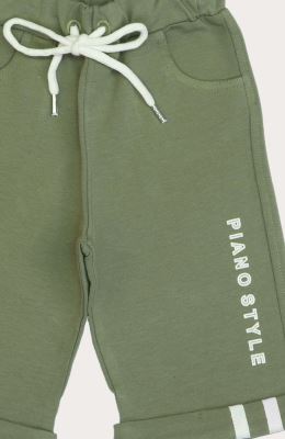 شلوارک دورس دو نخ دمپا نوار کتان دار