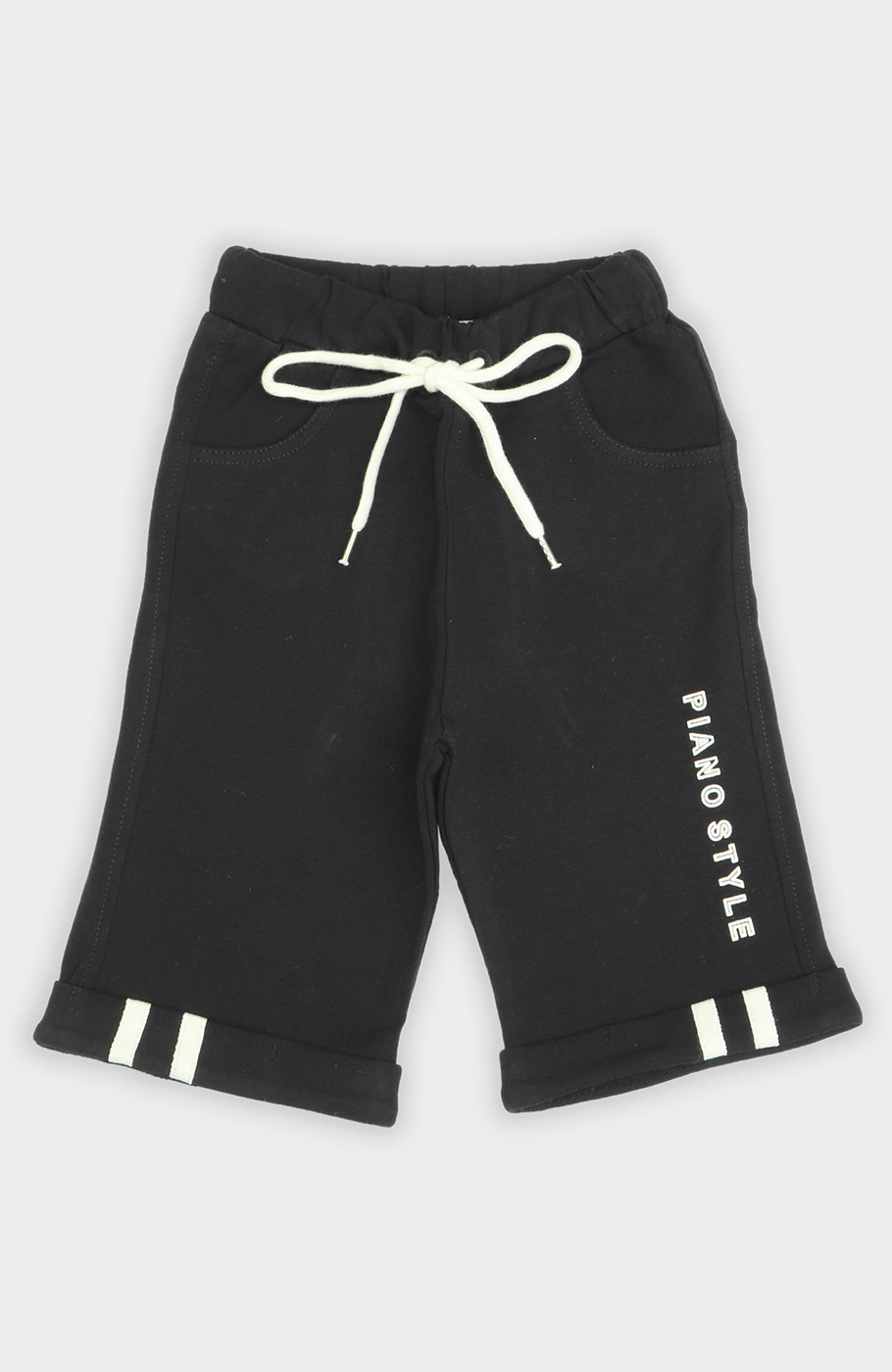 شلوارک دورس دو نخ دمپا نوار کتان دار