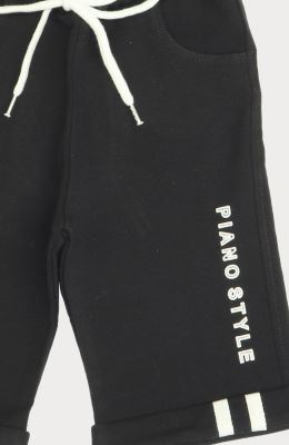 شلوارک دورس دو نخ دمپا نوار کتان دار