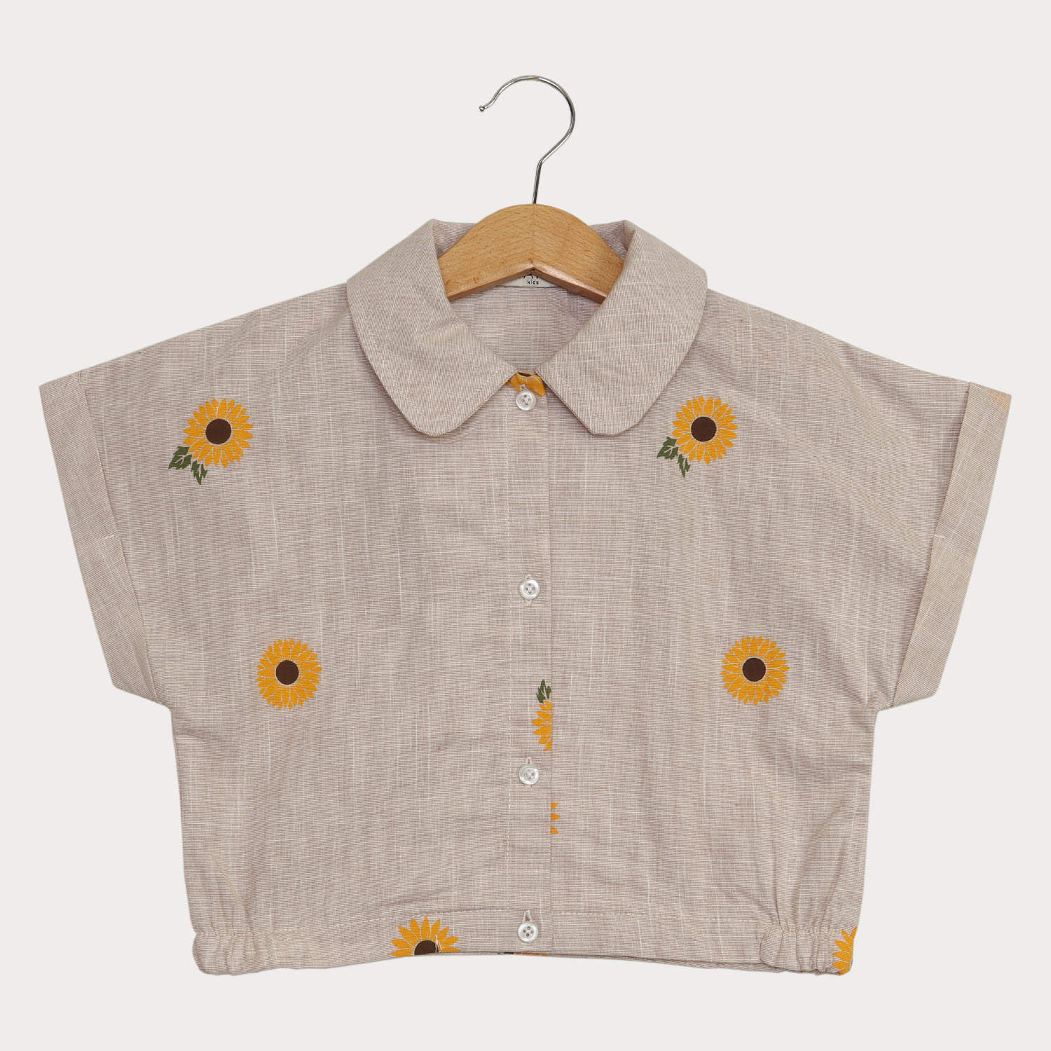 شومیز لینن اسلپ آستین کوتاه