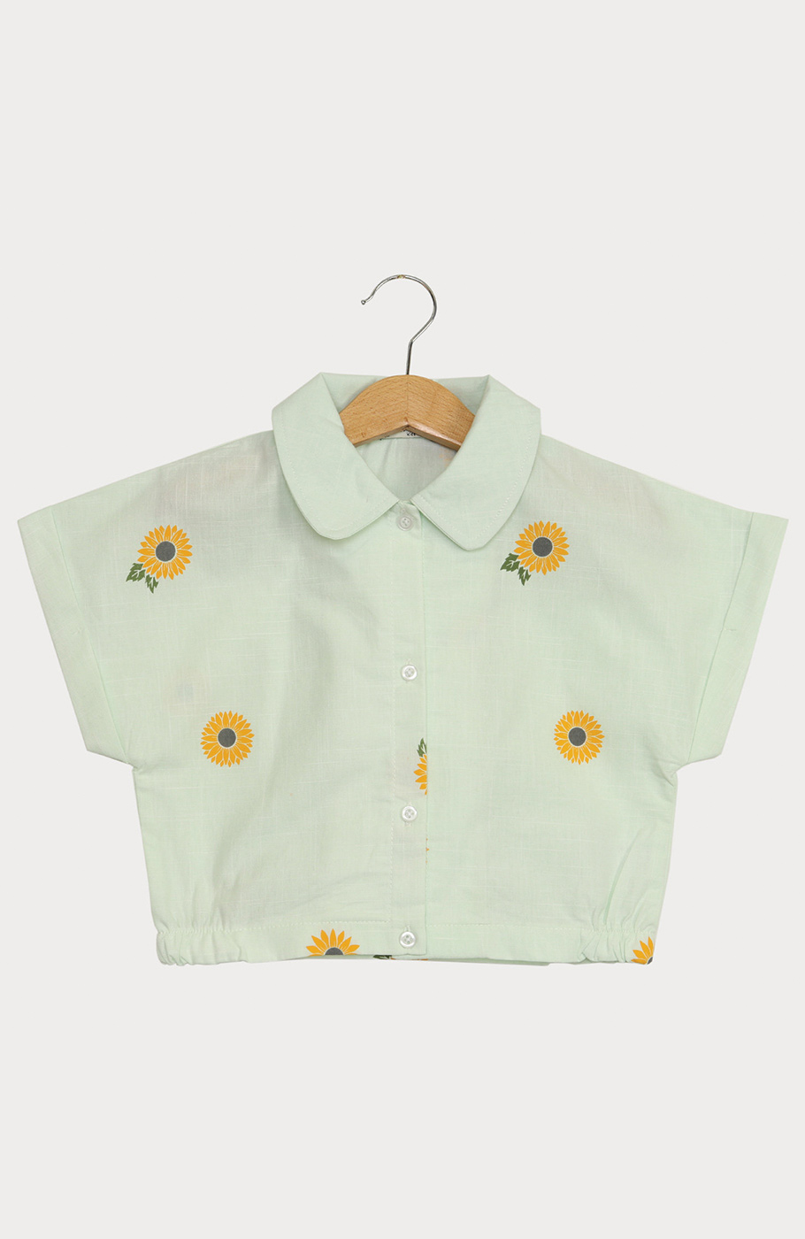 شومیز لینن اسلپ آستین کوتاه