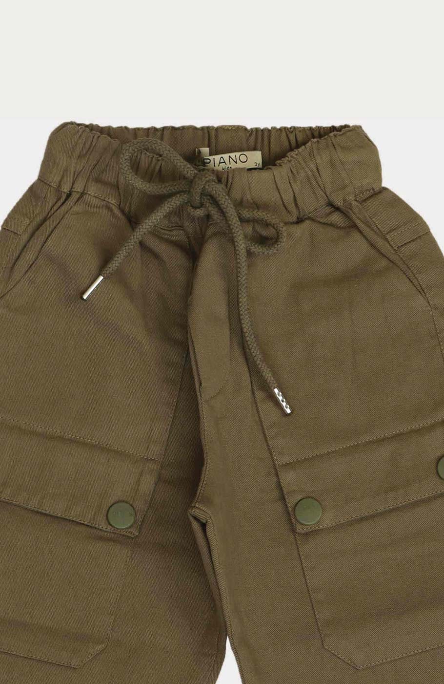 شلوارک کتان شش جیب