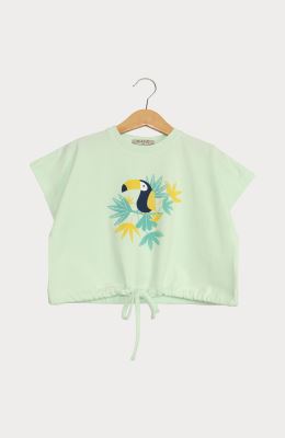 تیشرت یکرو لایکرا دمپا گت دار