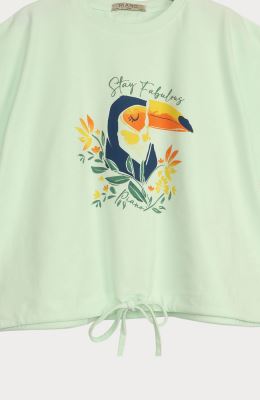 تیشرت یکرو لایکرا دمپا گت دار