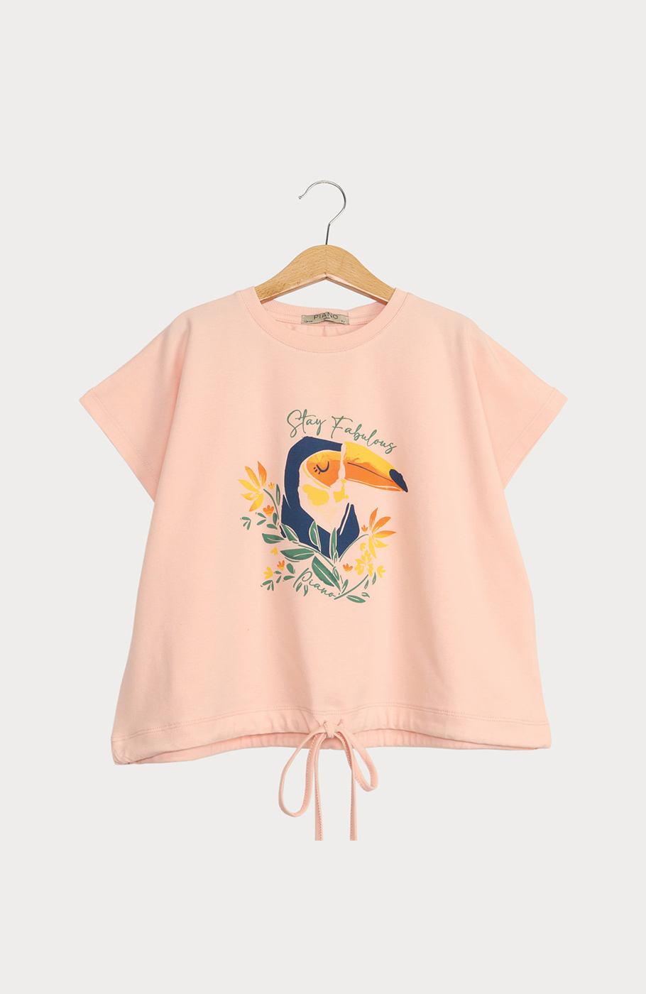 تیشرت یکرو لایکرا دمپا گت دار