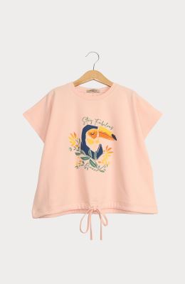 تیشرت یکرو لایکرا دمپا گت دار