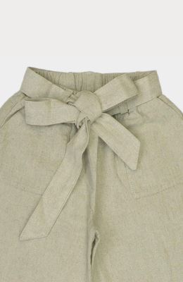 شلوار لینن بوت کات