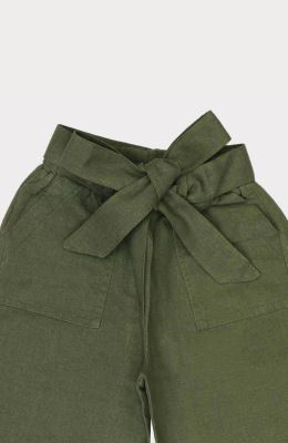 شلوار لینن بوت کات