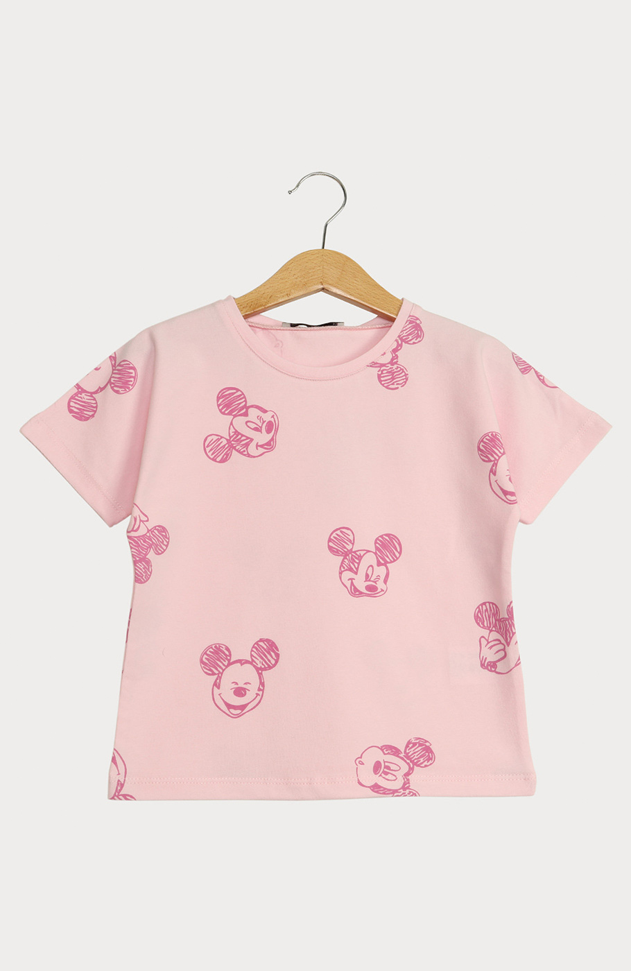 تیشرت یکرو لایکرا آستین افتاده