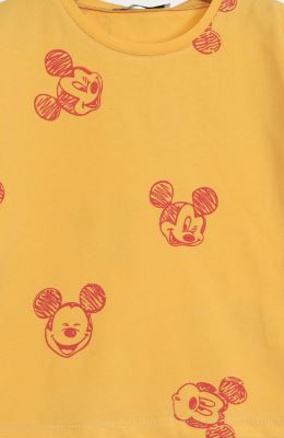 تیشرت یکرو لایکرا آستین افتاده