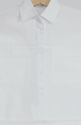 شومیز پوپلین آستین کوتاه